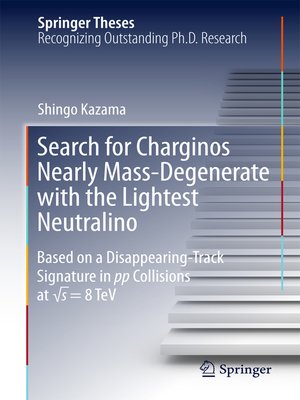 cover image of Search for Charginos Nearly Mass-Degenerate with the Lightest Neutralino